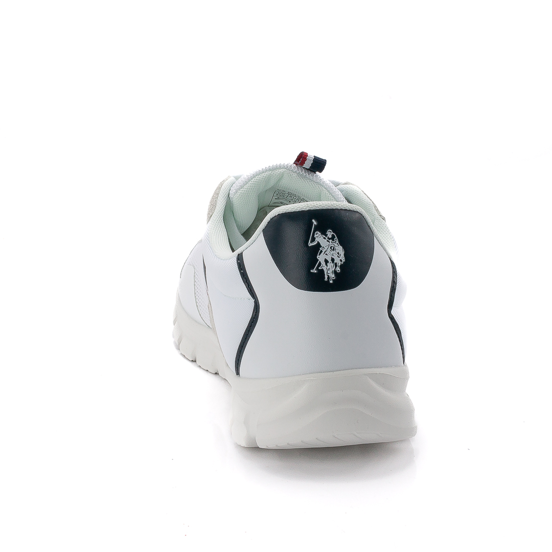 Scarpe Sneakers Basse Uomo Donna Pelle Bianco Blu Sfumato Bucherellate Via Condotti